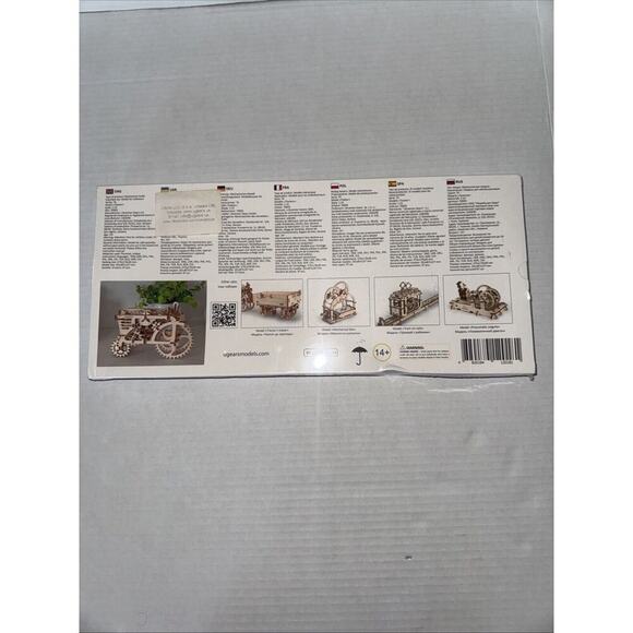 UGEARS TRACTOR 3D Puzzle Wooden Mechanical Model Kit SEALED NEW Ukraine - Picture 6 of 8